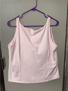 Blogilates light pink 2X tank